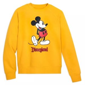DisneyParks Disneyland Mickey Mouse Standing Sweatshirt Adult Unisex Size XL NWT
